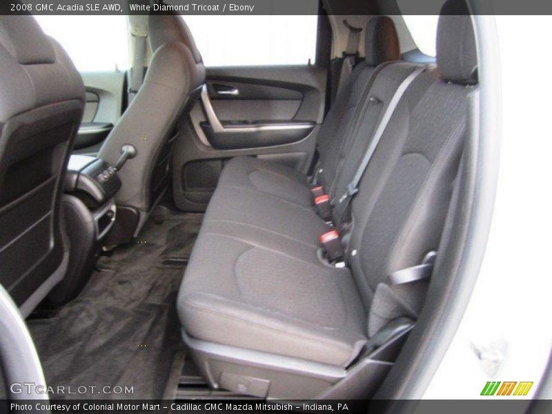 White Diamond Tricoat / Ebony 2008 GMC Acadia SLE AWD