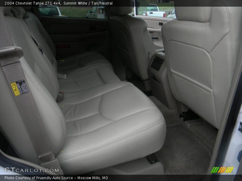 Summit White / Tan/Neutral 2004 Chevrolet Tahoe Z71 4x4