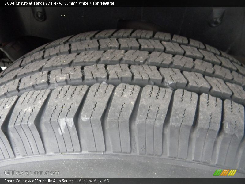 Summit White / Tan/Neutral 2004 Chevrolet Tahoe Z71 4x4