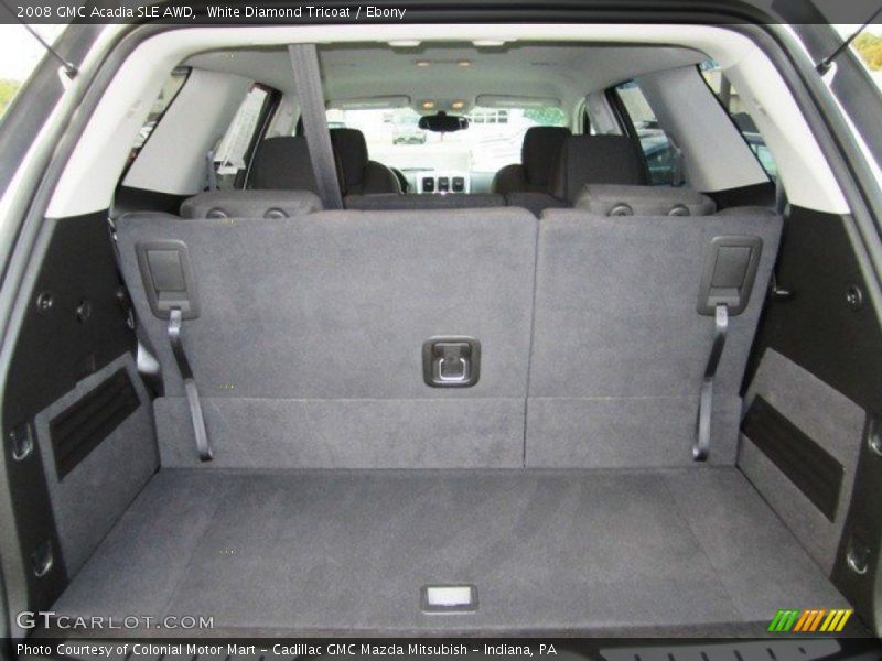 White Diamond Tricoat / Ebony 2008 GMC Acadia SLE AWD