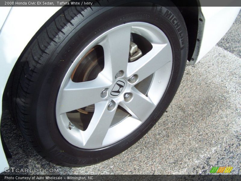 Taffeta White / Ivory 2008 Honda Civic EX Sedan