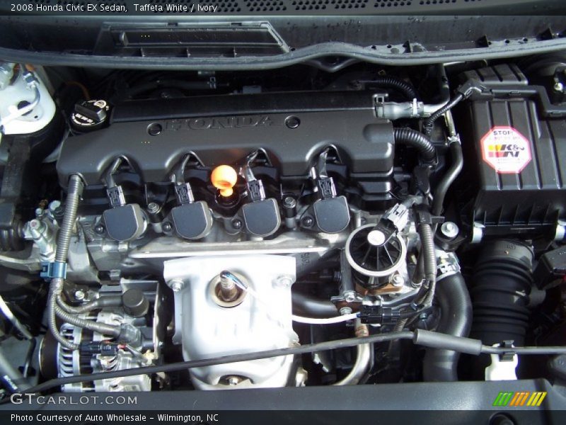 Taffeta White / Ivory 2008 Honda Civic EX Sedan