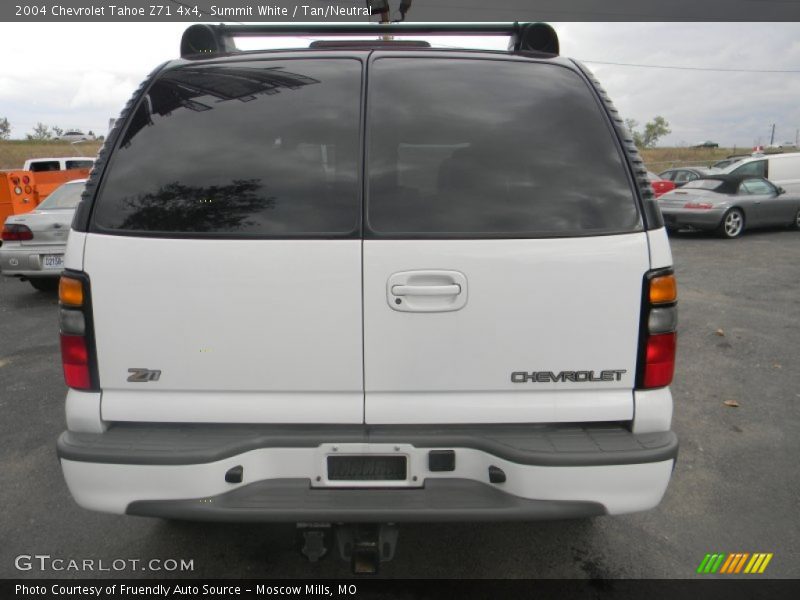 Summit White / Tan/Neutral 2004 Chevrolet Tahoe Z71 4x4