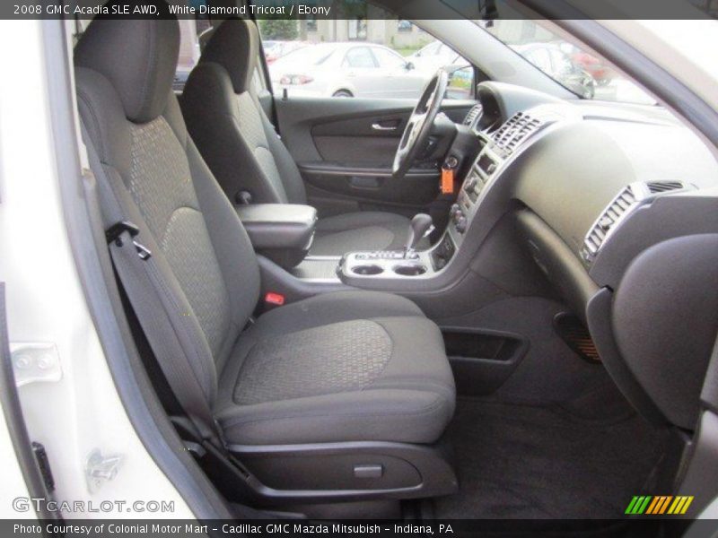 White Diamond Tricoat / Ebony 2008 GMC Acadia SLE AWD