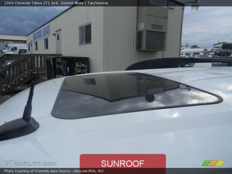 Summit White / Tan/Neutral 2004 Chevrolet Tahoe Z71 4x4