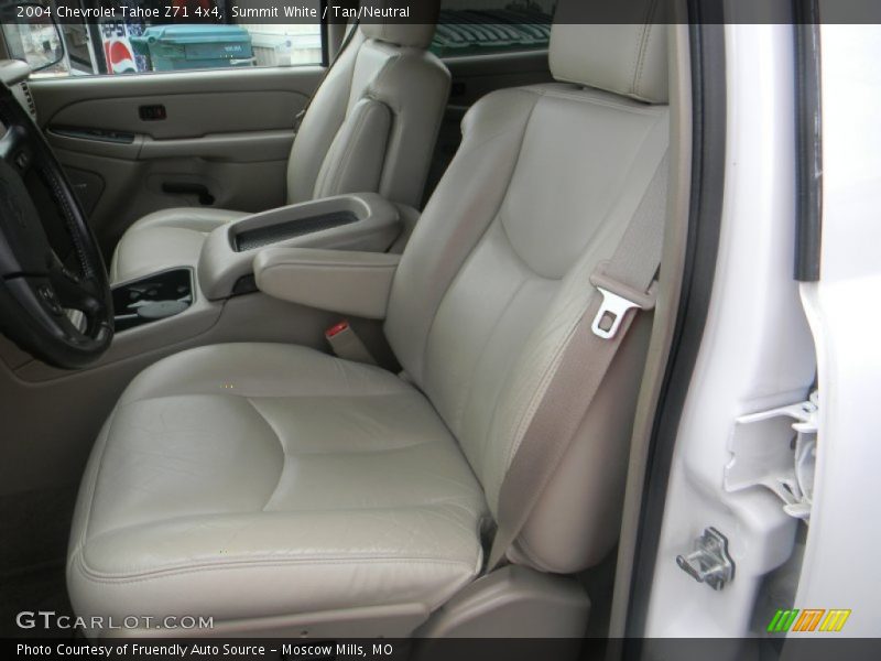 Summit White / Tan/Neutral 2004 Chevrolet Tahoe Z71 4x4