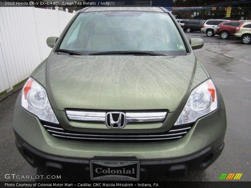 Green Tea Metallic / Ivory 2008 Honda CR-V EX-L 4WD