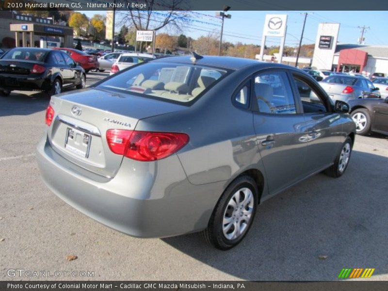 Natural Khaki / Beige 2010 Hyundai Elantra GLS