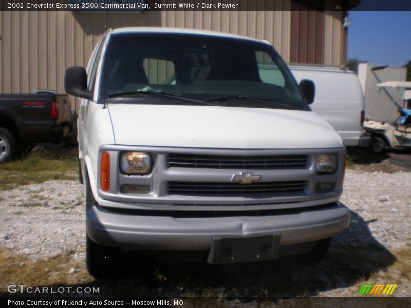 Summit White / Dark Pewter 2002 Chevrolet Express 3500 Commercial Van