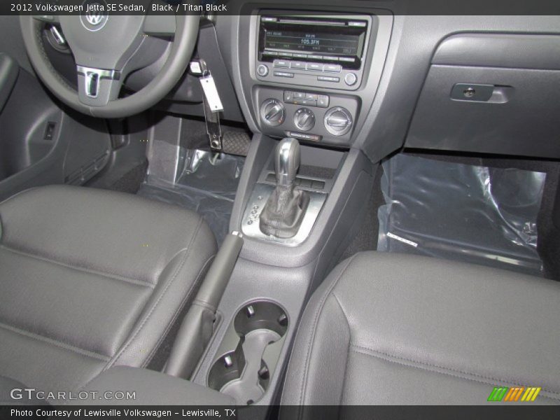 Black / Titan Black 2012 Volkswagen Jetta SE Sedan