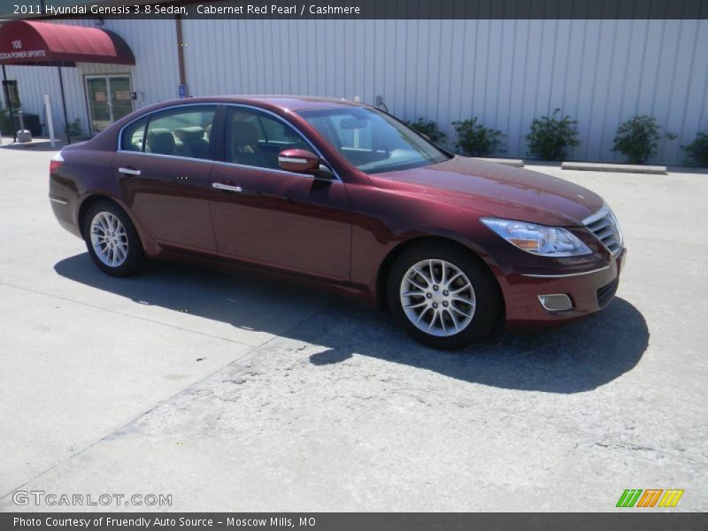 Cabernet Red Pearl / Cashmere 2011 Hyundai Genesis 3.8 Sedan