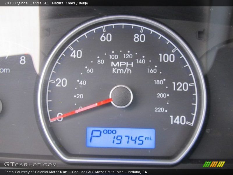 Natural Khaki / Beige 2010 Hyundai Elantra GLS