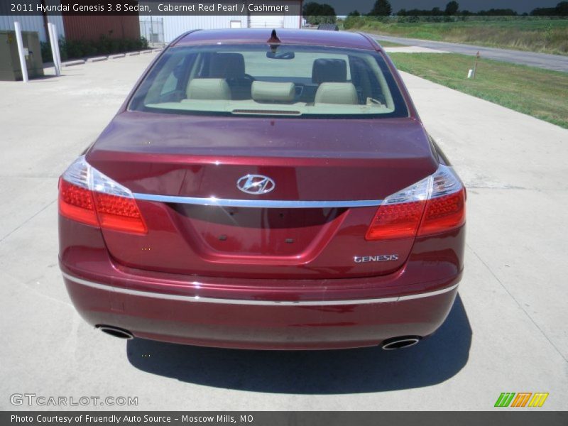 Cabernet Red Pearl / Cashmere 2011 Hyundai Genesis 3.8 Sedan