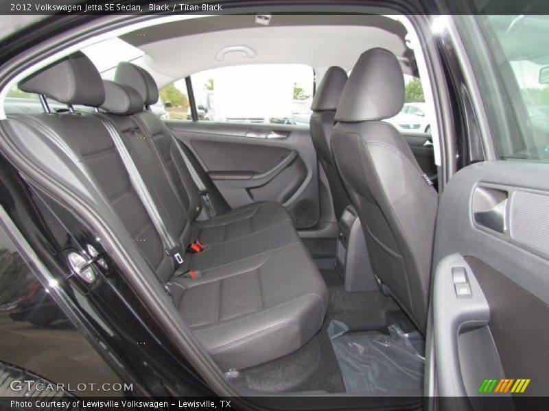 Black / Titan Black 2012 Volkswagen Jetta SE Sedan
