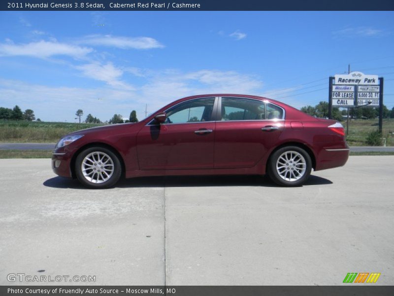 Cabernet Red Pearl / Cashmere 2011 Hyundai Genesis 3.8 Sedan