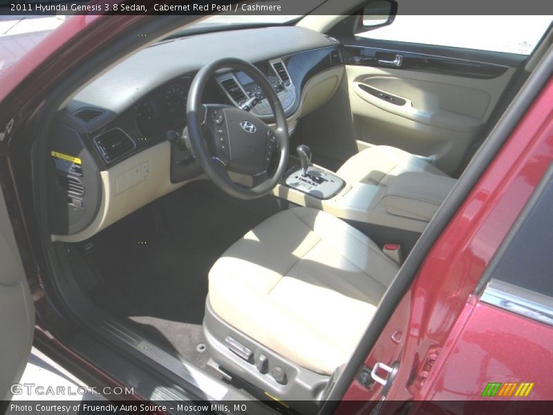 Cabernet Red Pearl / Cashmere 2011 Hyundai Genesis 3.8 Sedan