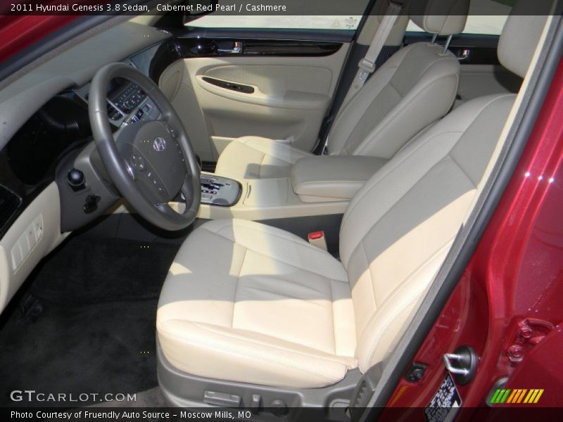 Cabernet Red Pearl / Cashmere 2011 Hyundai Genesis 3.8 Sedan