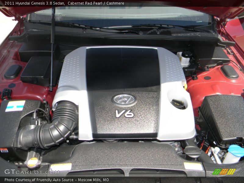 Cabernet Red Pearl / Cashmere 2011 Hyundai Genesis 3.8 Sedan