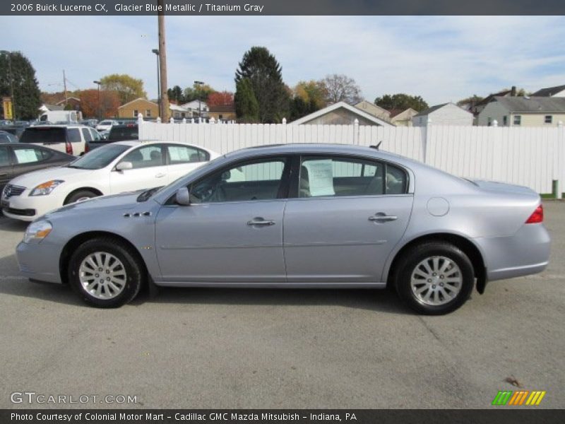 Glacier Blue Metallic / Titanium Gray 2006 Buick Lucerne CX