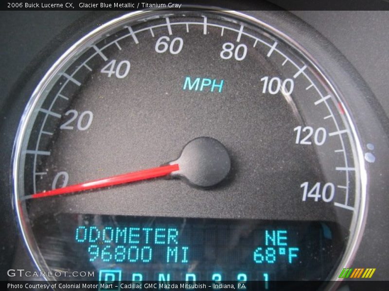 Glacier Blue Metallic / Titanium Gray 2006 Buick Lucerne CX