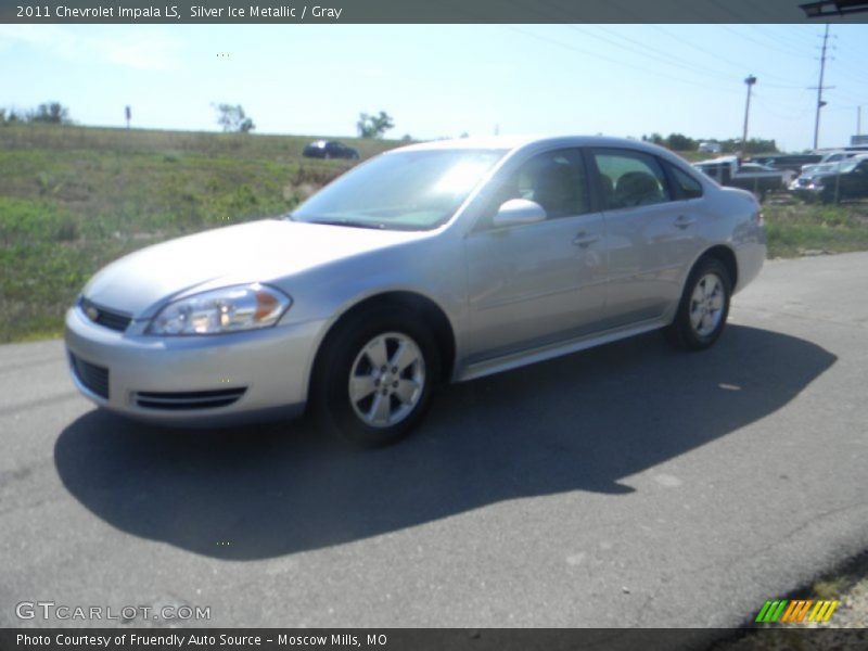 Silver Ice Metallic / Gray 2011 Chevrolet Impala LS