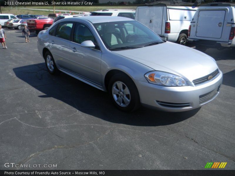 Silver Ice Metallic / Gray 2011 Chevrolet Impala LS