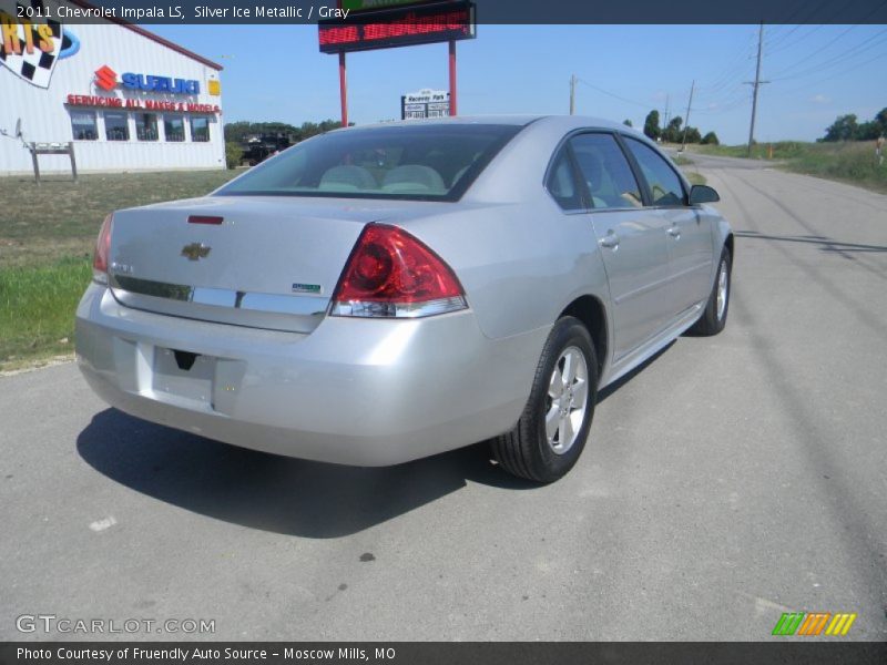 Silver Ice Metallic / Gray 2011 Chevrolet Impala LS