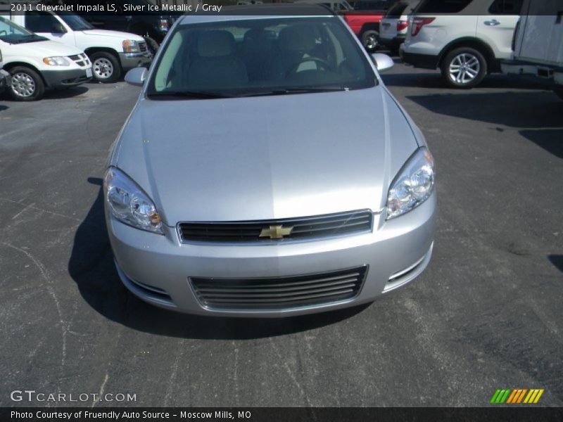 Silver Ice Metallic / Gray 2011 Chevrolet Impala LS