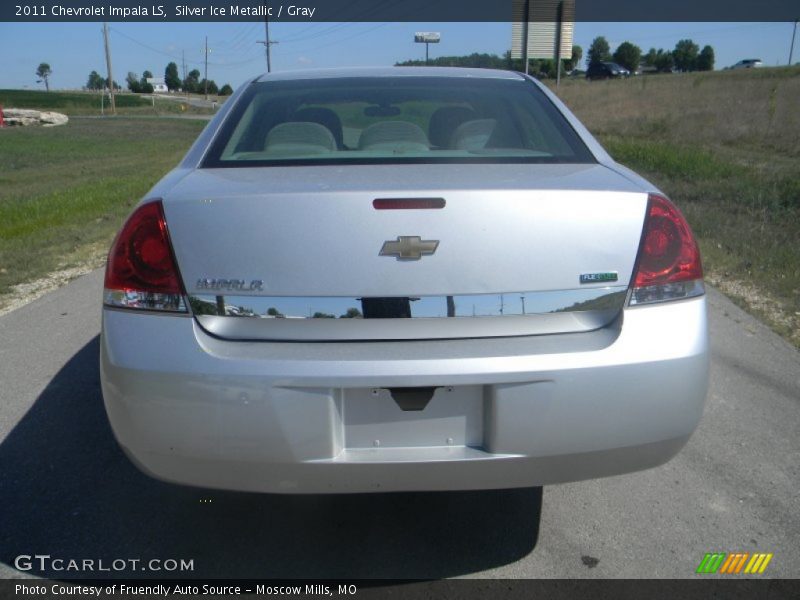 Silver Ice Metallic / Gray 2011 Chevrolet Impala LS