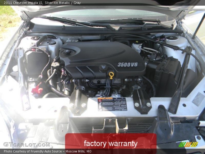 Silver Ice Metallic / Gray 2011 Chevrolet Impala LS