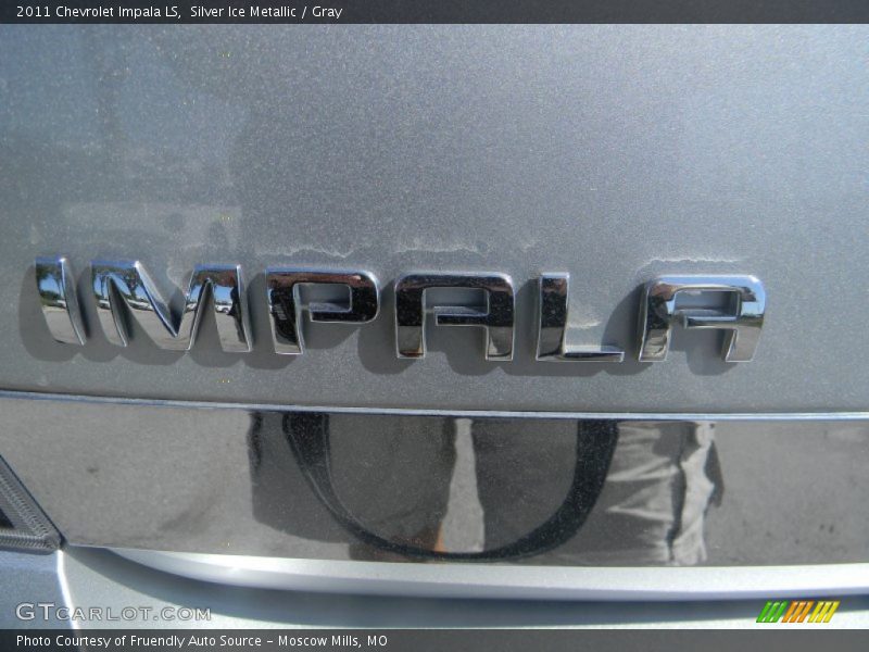 Silver Ice Metallic / Gray 2011 Chevrolet Impala LS