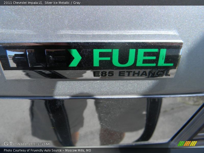 Silver Ice Metallic / Gray 2011 Chevrolet Impala LS