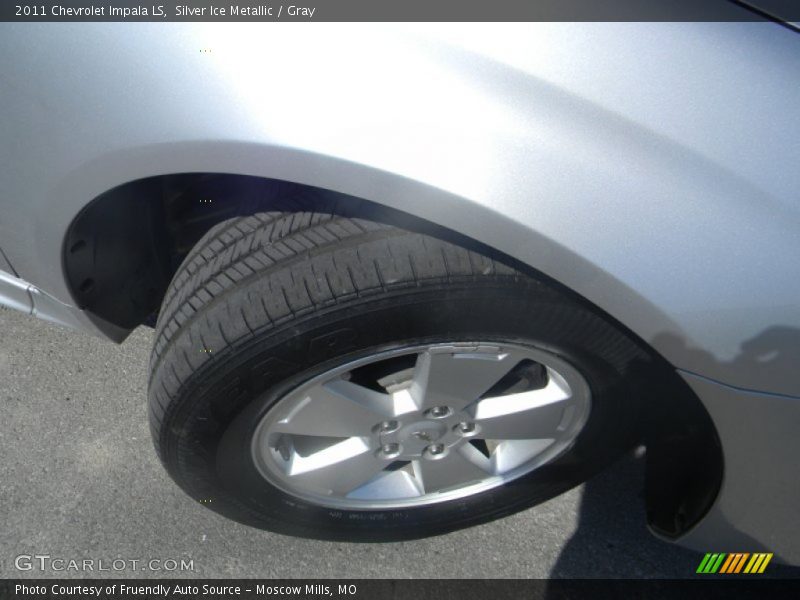 Silver Ice Metallic / Gray 2011 Chevrolet Impala LS