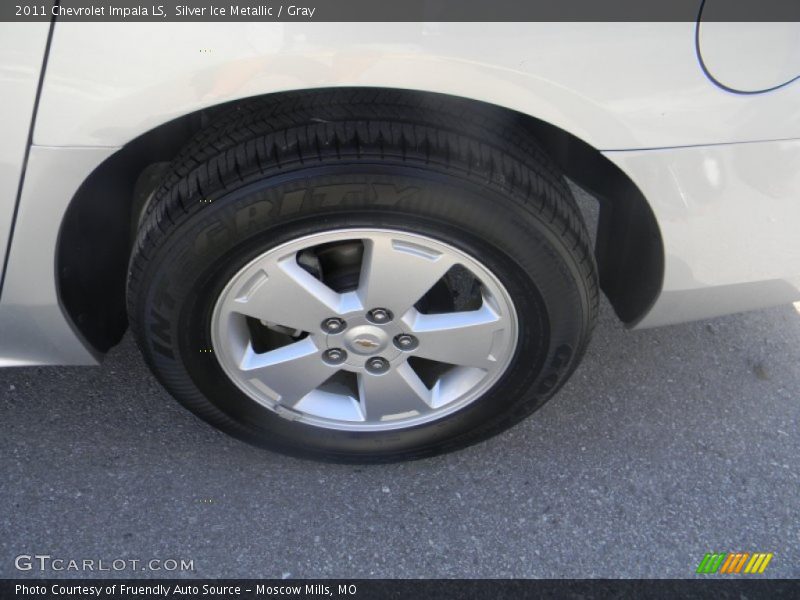 Silver Ice Metallic / Gray 2011 Chevrolet Impala LS