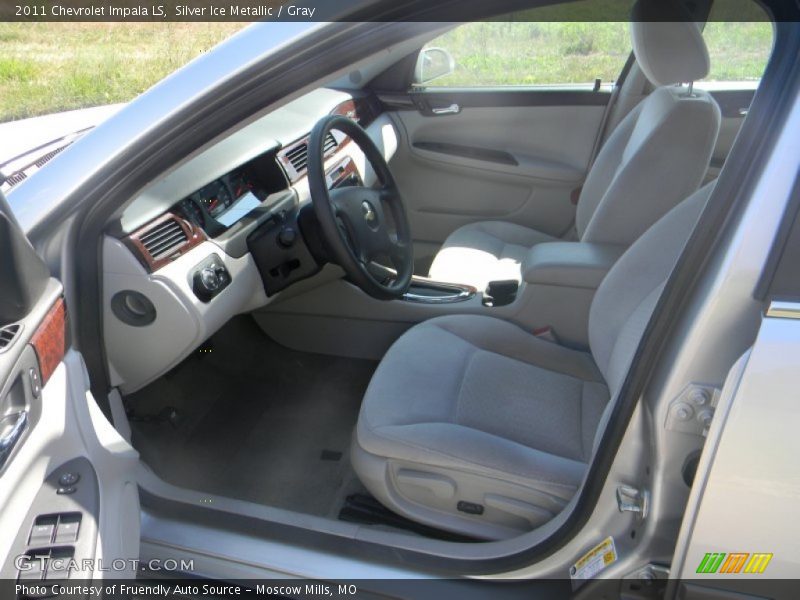 Silver Ice Metallic / Gray 2011 Chevrolet Impala LS