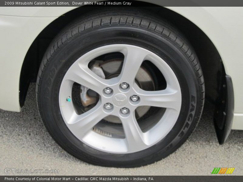 Dover White Pearl / Medium Gray 2009 Mitsubishi Galant Sport Edition