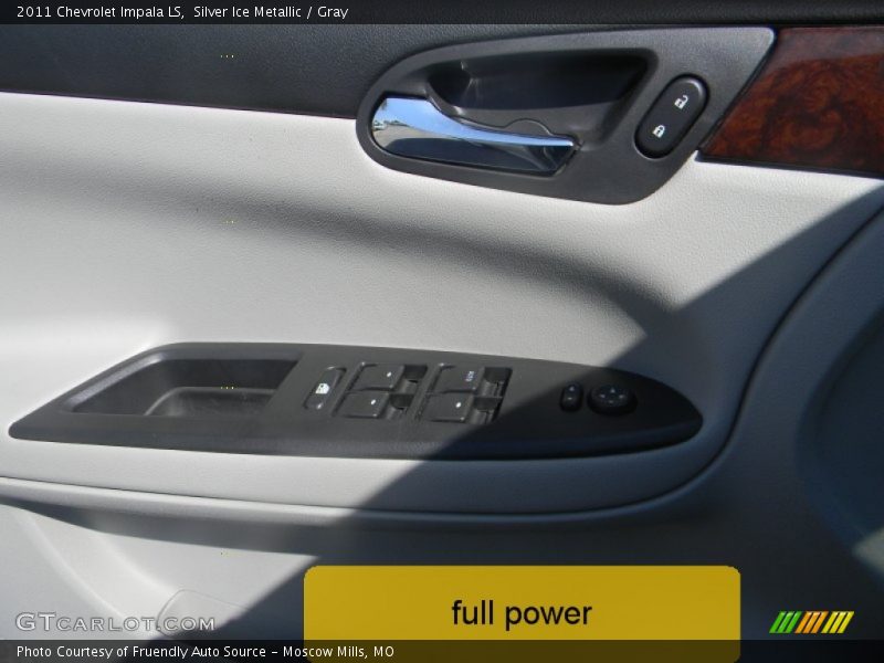 Silver Ice Metallic / Gray 2011 Chevrolet Impala LS