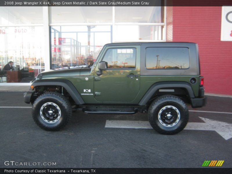  2008 Wrangler X 4x4 Jeep Green Metallic