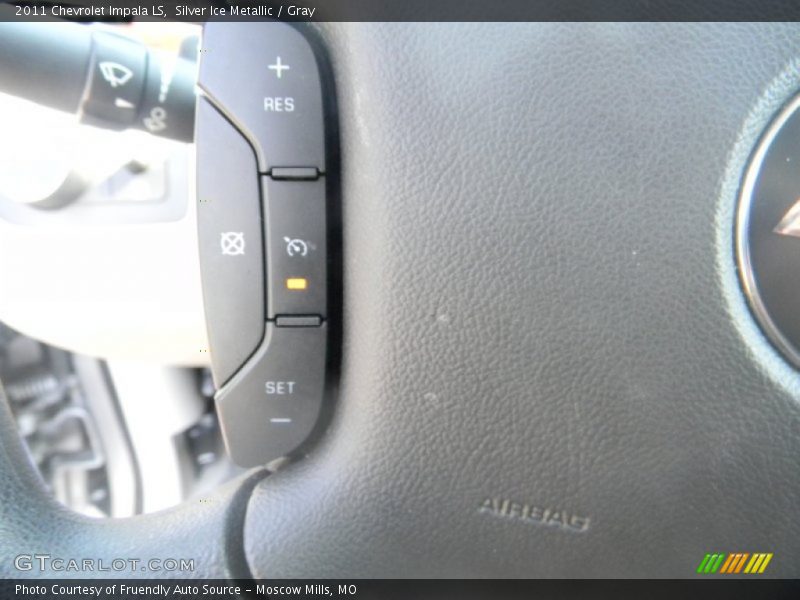 Silver Ice Metallic / Gray 2011 Chevrolet Impala LS
