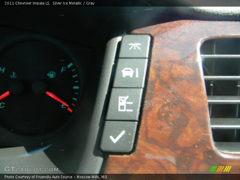 Silver Ice Metallic / Gray 2011 Chevrolet Impala LS
