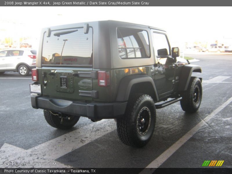 Jeep Green Metallic / Dark Slate Gray/Medium Slate Gray 2008 Jeep Wrangler X 4x4