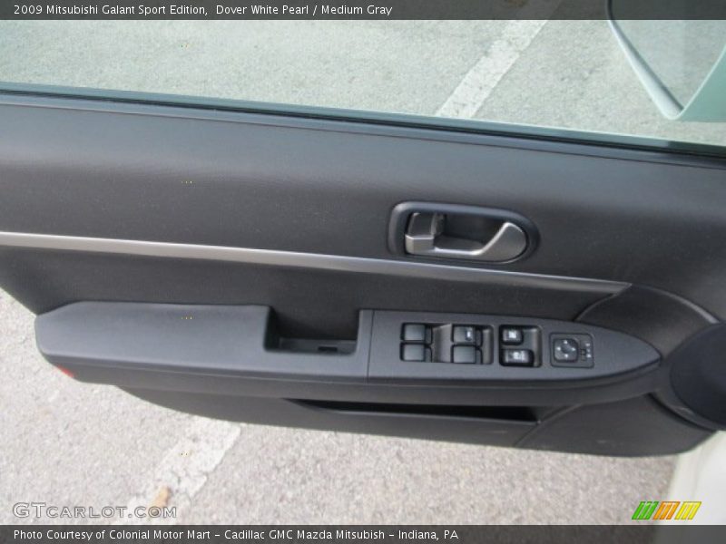 Dover White Pearl / Medium Gray 2009 Mitsubishi Galant Sport Edition