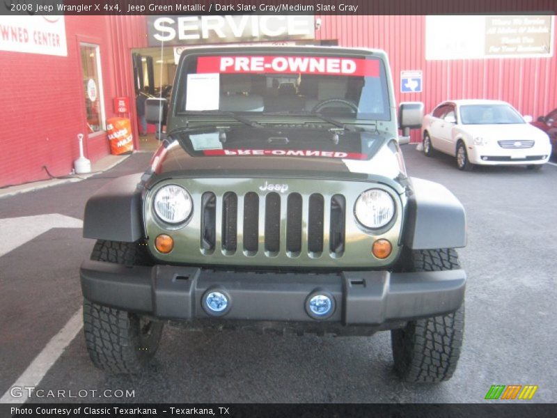Jeep Green Metallic / Dark Slate Gray/Medium Slate Gray 2008 Jeep Wrangler X 4x4