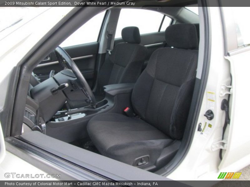 Dover White Pearl / Medium Gray 2009 Mitsubishi Galant Sport Edition