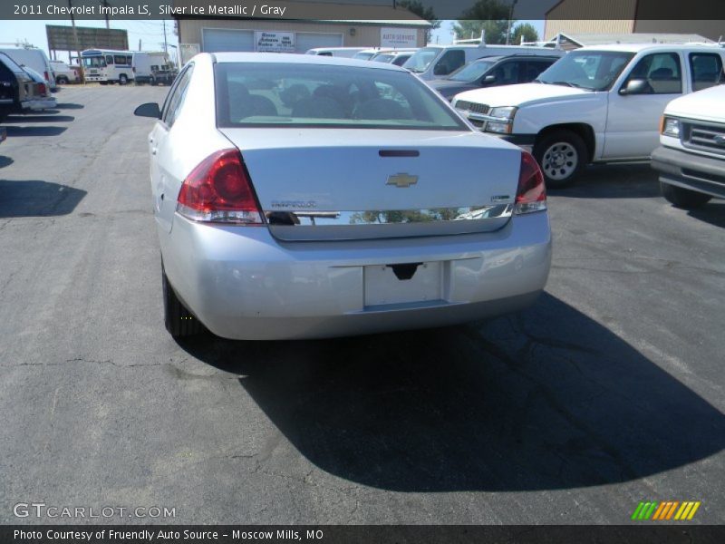 Silver Ice Metallic / Gray 2011 Chevrolet Impala LS