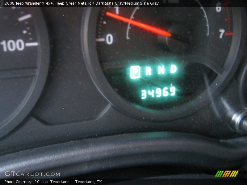 Jeep Green Metallic / Dark Slate Gray/Medium Slate Gray 2008 Jeep Wrangler X 4x4