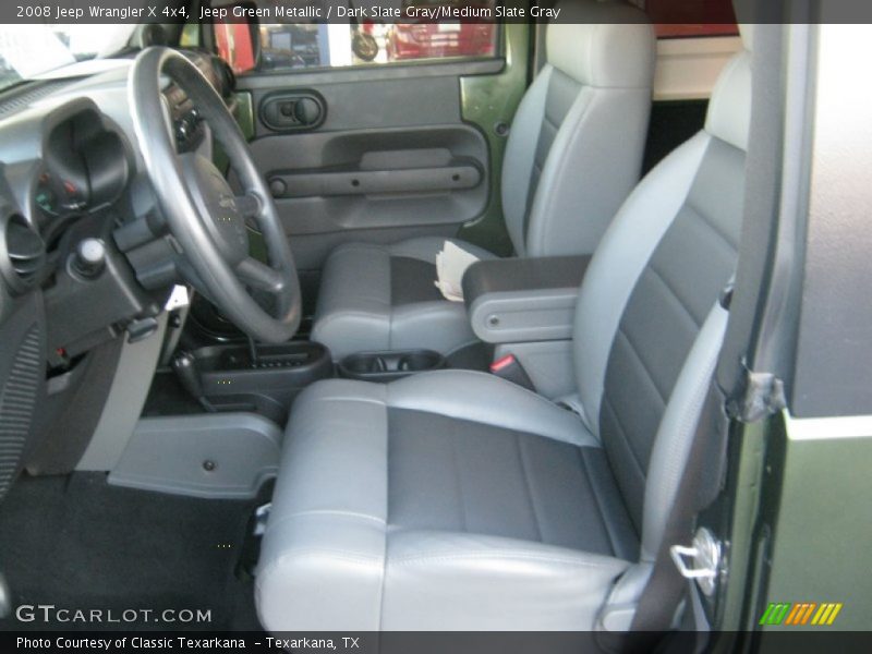 Jeep Green Metallic / Dark Slate Gray/Medium Slate Gray 2008 Jeep Wrangler X 4x4