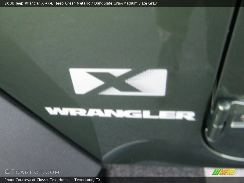 Jeep Green Metallic / Dark Slate Gray/Medium Slate Gray 2008 Jeep Wrangler X 4x4