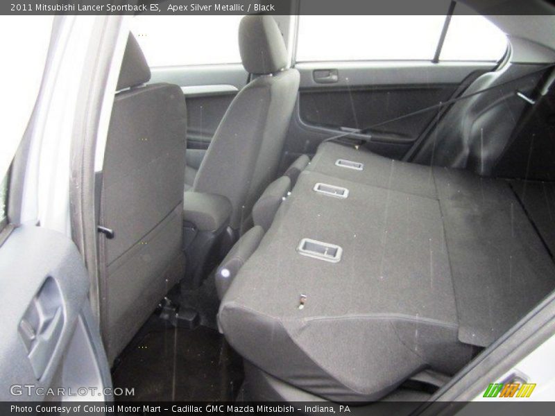 Apex Silver Metallic / Black 2011 Mitsubishi Lancer Sportback ES