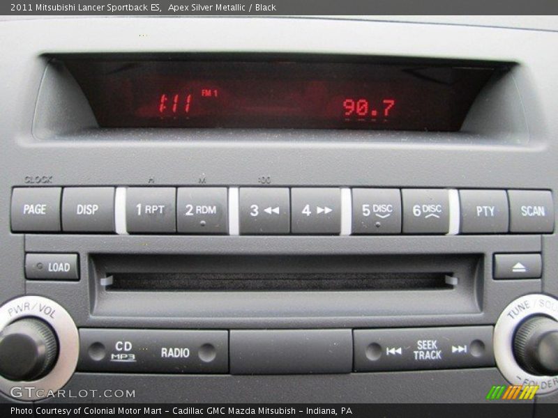 Audio System of 2011 Lancer Sportback ES